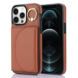 Ring Holder Card Bag Skin Feel Phone Case, For iPhone 14 Pro Max, For iPhone SE 2022 / 2020 / 8 / 7, For iPhone 13 Pro Max, For iPhone 13 Pro, For iPhone 13, For iPhone 12 / 12 Pro, For iPhone 12 Pro Max, For iPhone 11 Pro Max