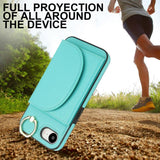 Ring Holder Card Bag Skin Feel Phone Case, For iPhone 17e / 16e, For iPhone 17 Pro Max, For iPhone 17 Pro, For iPhone 17, For iPhone Air, For iPhone 16 Pro Max, For iPhone 16 Pro, For iPhone 16 Plus