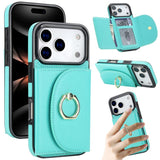 Ring Holder Card Bag Skin Feel Phone Case, For iPhone 17e / 16e, For iPhone 17 Pro Max, For iPhone 17 Pro, For iPhone 17, For iPhone Air, For iPhone 16 Pro Max, For iPhone 16 Pro, For iPhone 16 Plus