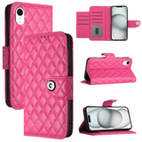 Rhombic Texture Flip Leather Phone Case with Lanyard, For iPhone 11, For iPhone 11 Pro, For iPhone XS / X, For iPhone XR, For iPhone XS Max, For iPhone 8 Plus / 7 Plus / 6s Plus
