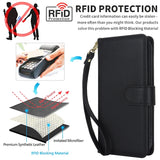 Multi-Card Wallet RFID Leather Phone Case, For iPhone 15, For iPhone 14 Plus, For iPhone 14, For iPhone 14 Pro, For iPhone 14 Pro Max, For iPhone 13 Pro Max