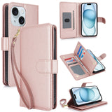 Multi-Card Wallet RFID Leather Phone Case, For iPhone 15, For iPhone 14 Plus, For iPhone 14, For iPhone 14 Pro, For iPhone 14 Pro Max, For iPhone 13 Pro Max