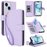 Multi-Card Wallet RFID Leather Phone Case, For iPhone 15, For iPhone 14 Plus, For iPhone 14, For iPhone 14 Pro, For iPhone 14 Pro Max, For iPhone 13 Pro Max