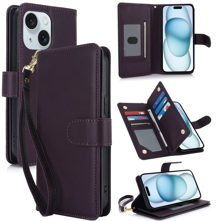 Multi-Card Wallet RFID Leather Phone Case, For iPhone 15, For iPhone 14 Plus, For iPhone 14, For iPhone 14 Pro, For iPhone 14 Pro Max, For iPhone 13 Pro Max
