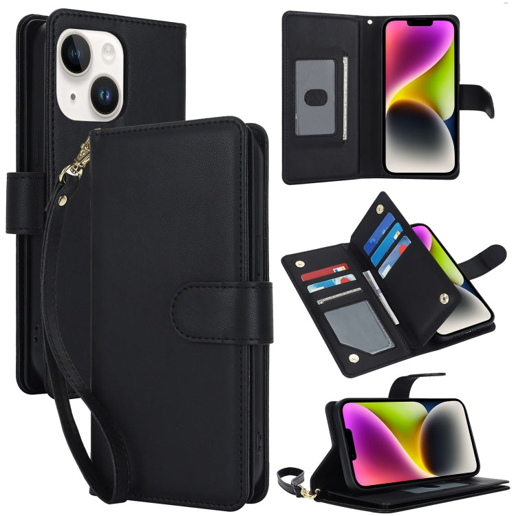 Multi-Card Wallet RFID Leather Phone Case, For iPhone 15, For iPhone 14 Plus, For iPhone 14, For iPhone 14 Pro, For iPhone 14 Pro Max, For iPhone 13 Pro Max