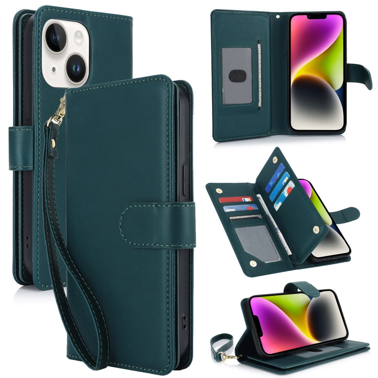Multi-Card Wallet RFID Leather Phone Case, For iPhone 15, For iPhone 14 Plus, For iPhone 14, For iPhone 14 Pro, For iPhone 14 Pro Max, For iPhone 13 Pro Max