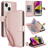 Multi-Card Wallet RFID Leather Phone Case, For iPhone 15, For iPhone 14 Plus, For iPhone 14, For iPhone 14 Pro, For iPhone 14 Pro Max, For iPhone 13 Pro Max