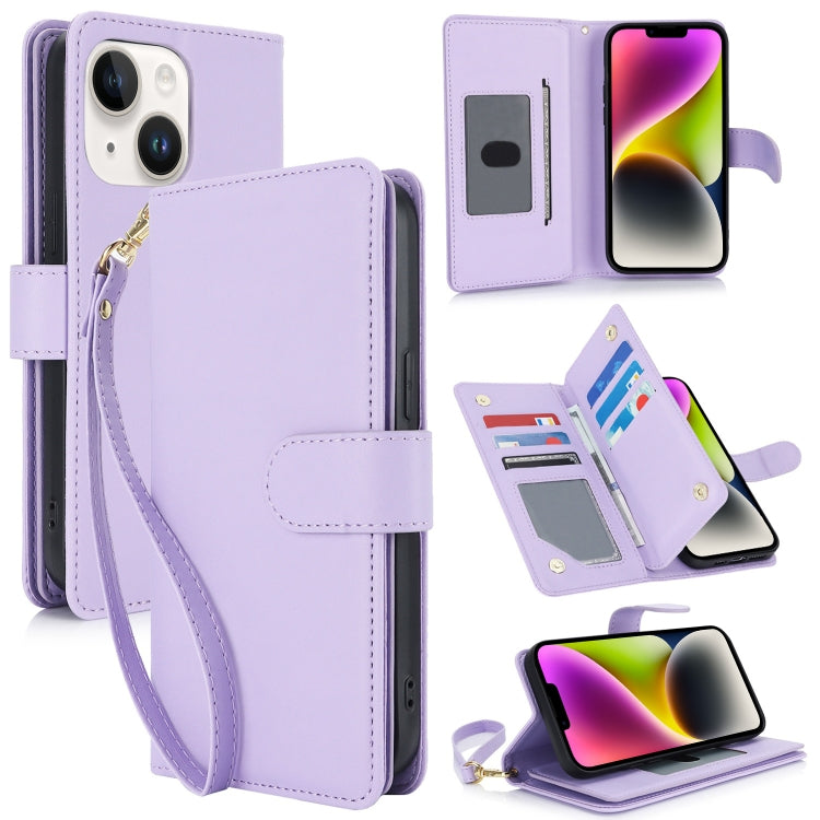 Multi-Card Wallet RFID Leather Phone Case, For iPhone 15, For iPhone 14 Plus, For iPhone 14, For iPhone 14 Pro, For iPhone 14 Pro Max, For iPhone 13 Pro Max