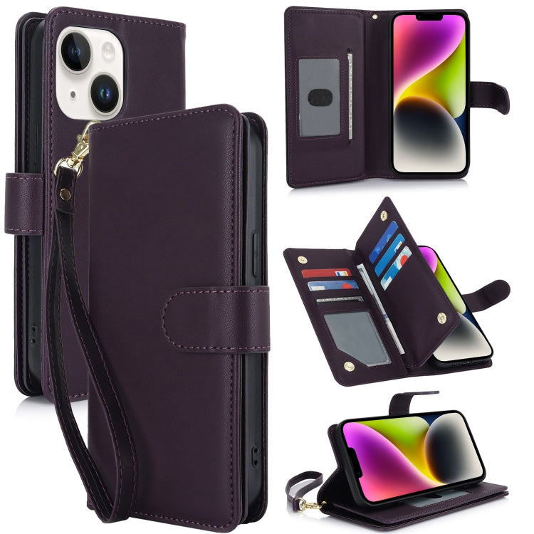 Multi-Card Wallet RFID Leather Phone Case, For iPhone 15, For iPhone 14 Plus, For iPhone 14, For iPhone 14 Pro, For iPhone 14 Pro Max, For iPhone 13 Pro Max