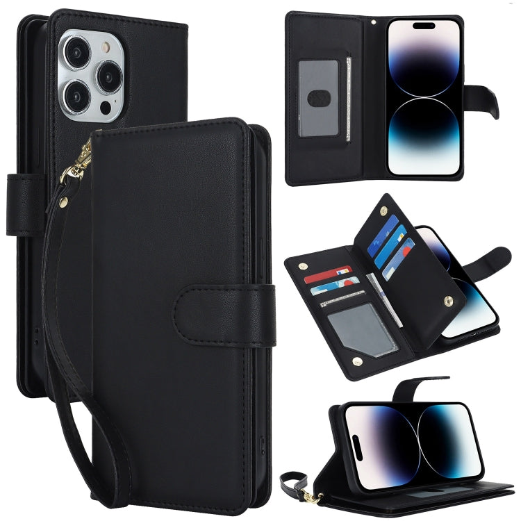 Multi-Card Wallet RFID Leather Phone Case, For iPhone 15, For iPhone 14 Plus, For iPhone 14, For iPhone 14 Pro, For iPhone 14 Pro Max, For iPhone 13 Pro Max