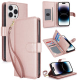 Multi-Card Wallet RFID Leather Phone Case, For iPhone 15, For iPhone 14 Plus, For iPhone 14, For iPhone 14 Pro, For iPhone 14 Pro Max, For iPhone 13 Pro Max