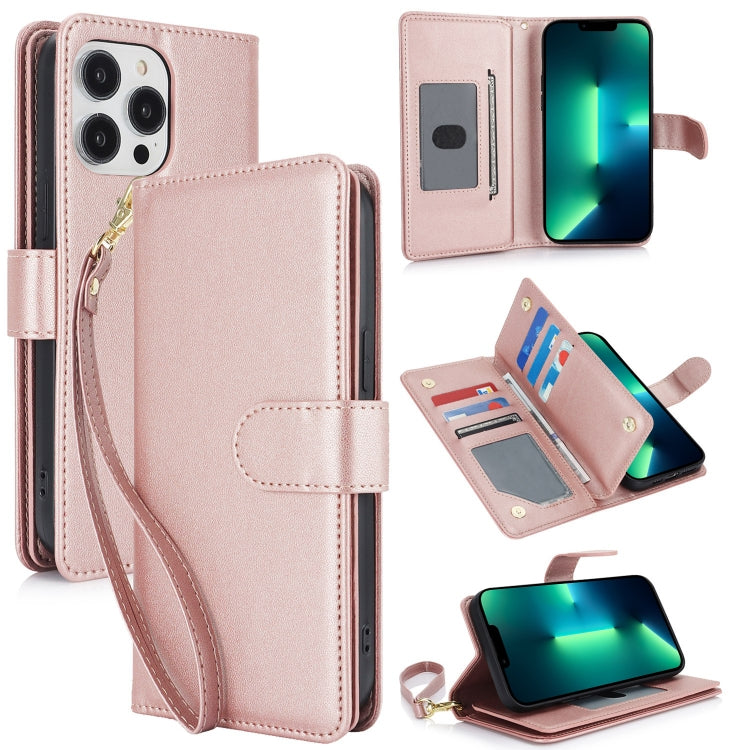 Multi-Card Wallet RFID Leather Phone Case, For iPhone 15, For iPhone 14 Plus, For iPhone 14, For iPhone 14 Pro, For iPhone 14 Pro Max, For iPhone 13 Pro Max