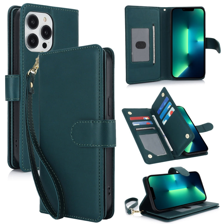 Multi-Card Wallet RFID Leather Phone Case, For iPhone 13 Pro, For iPhone 13, For iPhone 12 Pro Max, For iPhone 12 / 12 Pro, For iPhone 11 Pro Max, For iPhone 11