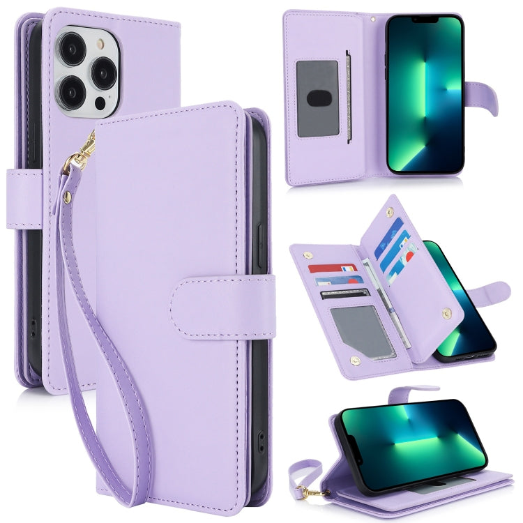 Multi-Card Wallet RFID Leather Phone Case, For iPhone 13 Pro, For iPhone 13, For iPhone 12 Pro Max, For iPhone 12 / 12 Pro, For iPhone 11 Pro Max, For iPhone 11