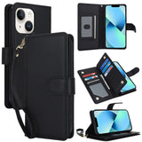 Multi-Card Wallet RFID Leather Phone Case, For iPhone 13 Pro, For iPhone 13, For iPhone 12 Pro Max, For iPhone 12 / 12 Pro, For iPhone 11 Pro Max, For iPhone 11