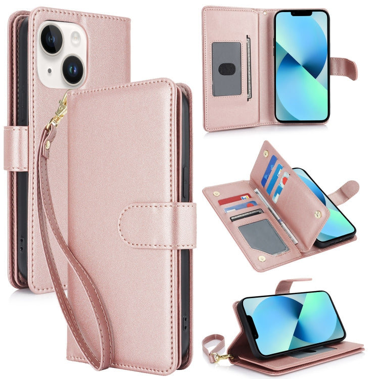 Multi-Card Wallet RFID Leather Phone Case, For iPhone 13 Pro, For iPhone 13, For iPhone 12 Pro Max, For iPhone 12 / 12 Pro, For iPhone 11 Pro Max, For iPhone 11