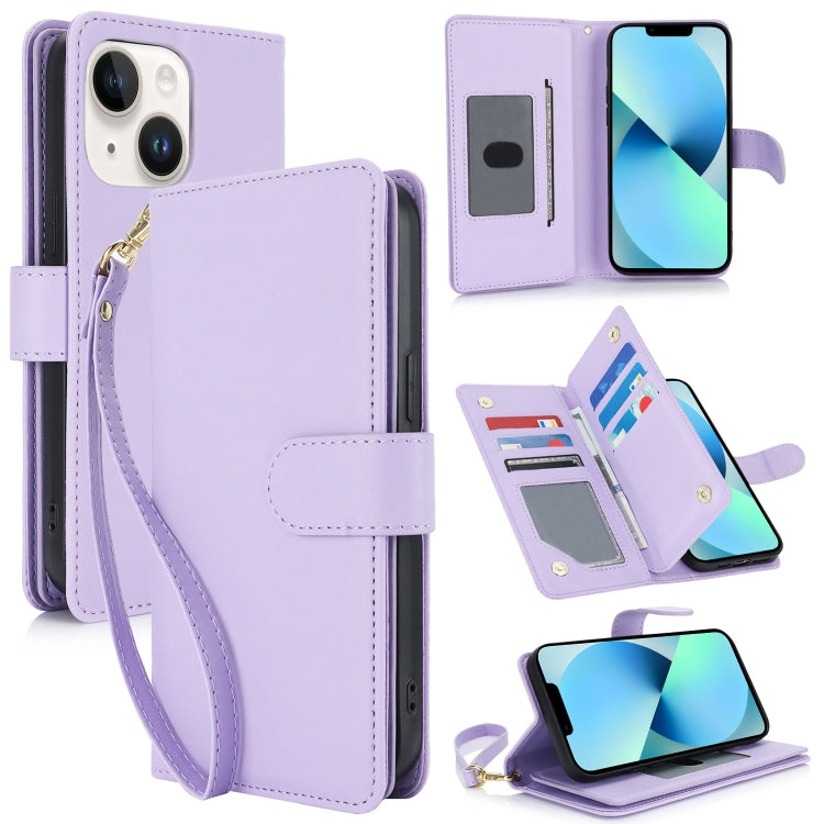 Multi-Card Wallet RFID Leather Phone Case, For iPhone 13 Pro, For iPhone 13, For iPhone 12 Pro Max, For iPhone 12 / 12 Pro, For iPhone 11 Pro Max, For iPhone 11