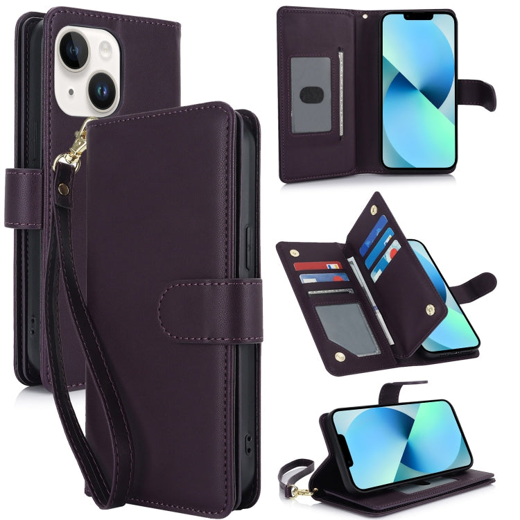 Multi-Card Wallet RFID Leather Phone Case, For iPhone 13 Pro, For iPhone 13, For iPhone 12 Pro Max, For iPhone 12 / 12 Pro, For iPhone 11 Pro Max, For iPhone 11