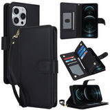 Multi-Card Wallet RFID Leather Phone Case, For iPhone 13 Pro, For iPhone 13, For iPhone 12 Pro Max, For iPhone 12 / 12 Pro, For iPhone 11 Pro Max, For iPhone 11