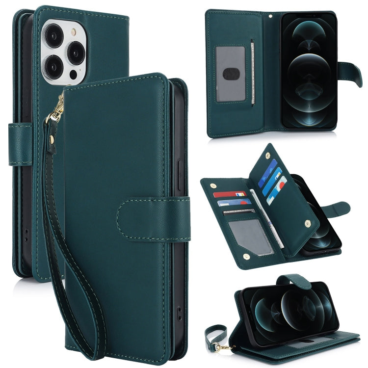 Multi-Card Wallet RFID Leather Phone Case, For iPhone 13 Pro, For iPhone 13, For iPhone 12 Pro Max, For iPhone 12 / 12 Pro, For iPhone 11 Pro Max, For iPhone 11