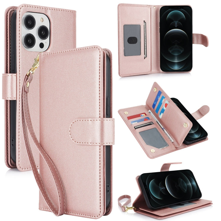 Multi-Card Wallet RFID Leather Phone Case, For iPhone 13 Pro, For iPhone 13, For iPhone 12 Pro Max, For iPhone 12 / 12 Pro, For iPhone 11 Pro Max, For iPhone 11