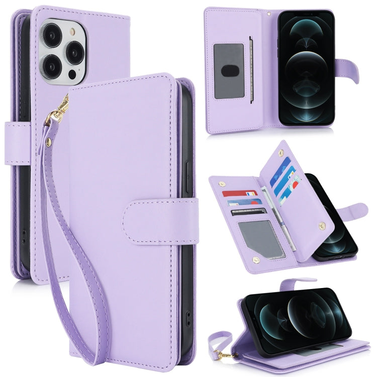 Multi-Card Wallet RFID Leather Phone Case, For iPhone 13 Pro, For iPhone 13, For iPhone 12 Pro Max, For iPhone 12 / 12 Pro, For iPhone 11 Pro Max, For iPhone 11