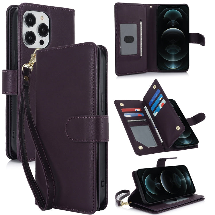 Multi-Card Wallet RFID Leather Phone Case, For iPhone 13 Pro, For iPhone 13, For iPhone 12 Pro Max, For iPhone 12 / 12 Pro, For iPhone 11 Pro Max, For iPhone 11