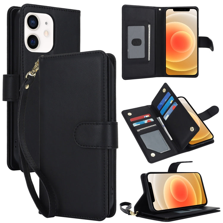 Multi-Card Wallet RFID Leather Phone Case, For iPhone 13 Pro, For iPhone 13, For iPhone 12 Pro Max, For iPhone 12 / 12 Pro, For iPhone 11 Pro Max, For iPhone 11