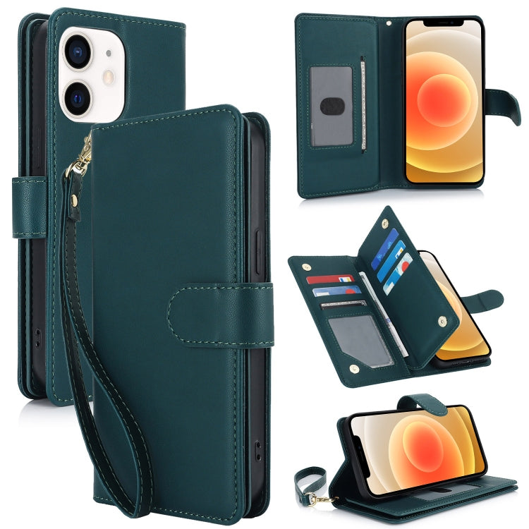 Multi-Card Wallet RFID Leather Phone Case, For iPhone 13 Pro, For iPhone 13, For iPhone 12 Pro Max, For iPhone 12 / 12 Pro, For iPhone 11 Pro Max, For iPhone 11