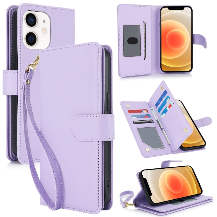 Multi-Card Wallet RFID Leather Phone Case, For iPhone 13 Pro, For iPhone 13, For iPhone 12 Pro Max, For iPhone 12 / 12 Pro, For iPhone 11 Pro Max, For iPhone 11
