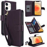 Multi-Card Wallet RFID Leather Phone Case, For iPhone 13 Pro, For iPhone 13, For iPhone 12 Pro Max, For iPhone 12 / 12 Pro, For iPhone 11 Pro Max, For iPhone 11