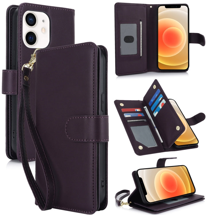Multi-Card Wallet RFID Leather Phone Case, For iPhone 13 Pro, For iPhone 13, For iPhone 12 Pro Max, For iPhone 12 / 12 Pro, For iPhone 11 Pro Max, For iPhone 11