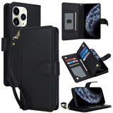 Multi-Card Wallet RFID Leather Phone Case, For iPhone 13 Pro, For iPhone 13, For iPhone 12 Pro Max, For iPhone 12 / 12 Pro, For iPhone 11 Pro Max, For iPhone 11