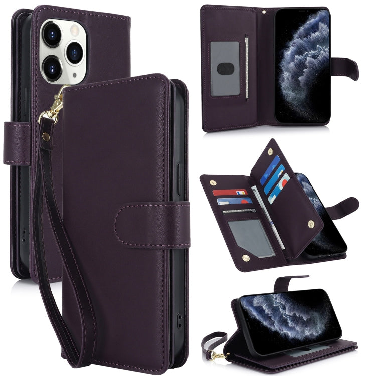Multi-Card Wallet RFID Leather Phone Case, For iPhone 13 Pro, For iPhone 13, For iPhone 12 Pro Max, For iPhone 12 / 12 Pro, For iPhone 11 Pro Max, For iPhone 11