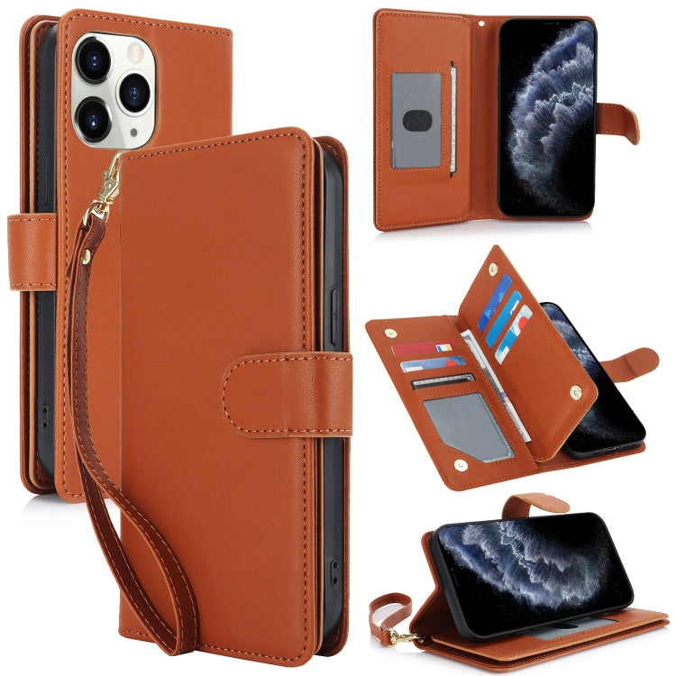 Multi-Card Wallet RFID Leather Phone Case, For iPhone 13 Pro, For iPhone 13, For iPhone 12 Pro Max, For iPhone 12 / 12 Pro, For iPhone 11 Pro Max, For iPhone 11