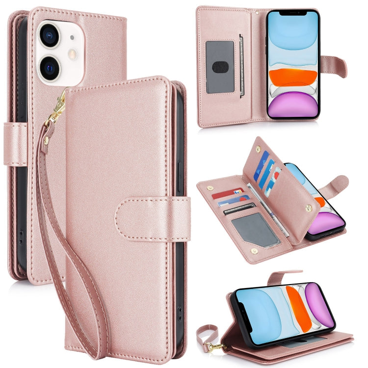 Multi-Card Wallet RFID Leather Phone Case, For iPhone 13 Pro, For iPhone 13, For iPhone 12 Pro Max, For iPhone 12 / 12 Pro, For iPhone 11 Pro Max, For iPhone 11