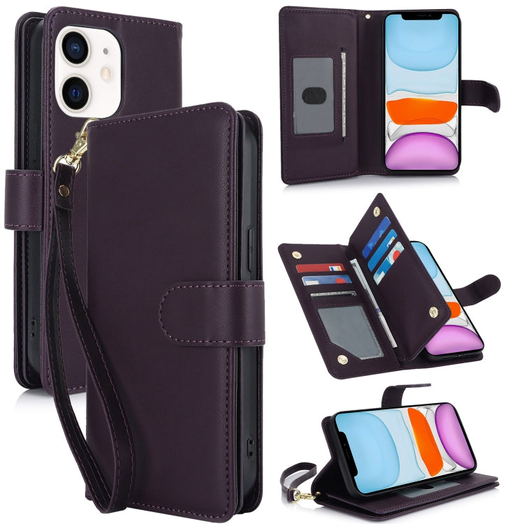 Multi-Card Wallet RFID Leather Phone Case, For iPhone 13 Pro, For iPhone 13, For iPhone 12 Pro Max, For iPhone 12 / 12 Pro, For iPhone 11 Pro Max, For iPhone 11