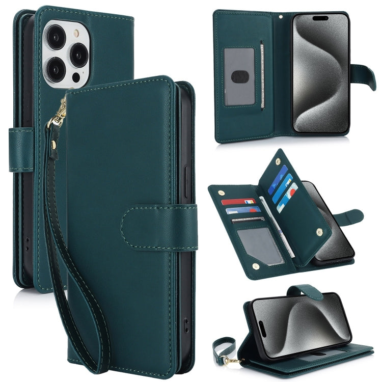 Multi-Card Wallet RFID Leather Phone Case, For iPhone 17e / 16e, For iPhone 17 Pro Max, For iPhone 17 Pro, For iPhone 17, For iPhone Air, For iPhone 16 Pro Max