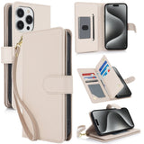Multi-Card Wallet RFID Leather Phone Case, For iPhone 17e / 16e, For iPhone 17 Pro Max, For iPhone 17 Pro, For iPhone 17, For iPhone Air, For iPhone 16 Pro Max