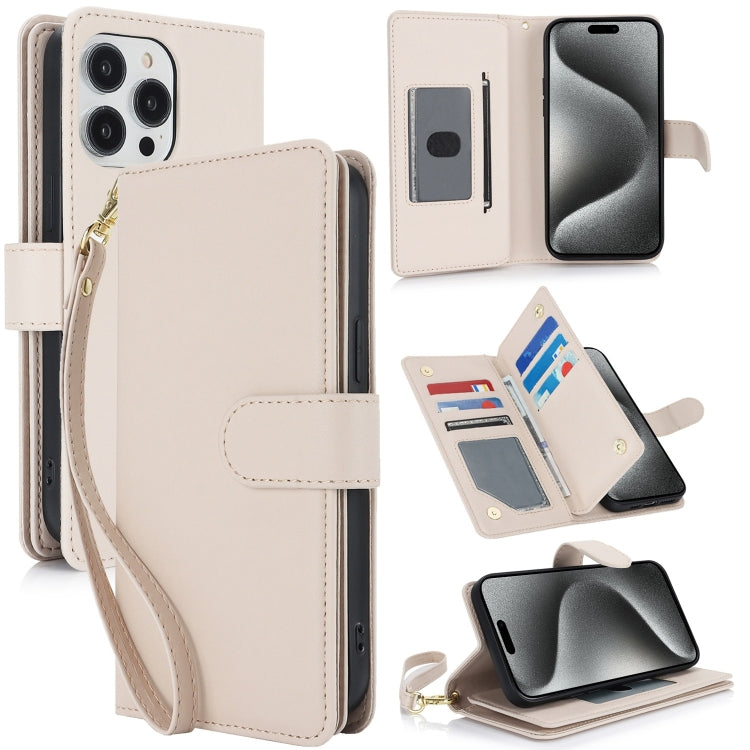 Multi-Card Wallet RFID Leather Phone Case, For iPhone 17e / 16e, For iPhone 17 Pro Max, For iPhone 17 Pro, For iPhone 17, For iPhone Air, For iPhone 16 Pro Max