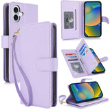 Multi-Card Wallet RFID Leather Phone Case, For iPhone 16 Pro, For iPhone 16 Plus, For iPhone 16, For iPhone 15 Pro Max, For iPhone 15 Pro, For iPhone 15 Plus