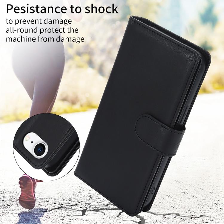 Multi-Card Wallet RFID Leather Phone Case, For iPhone 17e / 16e, For iPhone 17 Pro Max, For iPhone 17 Pro, For iPhone 17, For iPhone Air, For iPhone 16 Pro Max