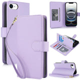 Multi-Card Wallet RFID Leather Phone Case, For iPhone 17e / 16e, For iPhone 17 Pro Max, For iPhone 17 Pro, For iPhone 17, For iPhone Air, For iPhone 16 Pro Max