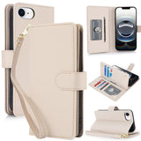 Multi-Card Wallet RFID Leather Phone Case, For iPhone 17e / 16e, For iPhone 17 Pro Max, For iPhone 17 Pro, For iPhone 17, For iPhone Air, For iPhone 16 Pro Max
