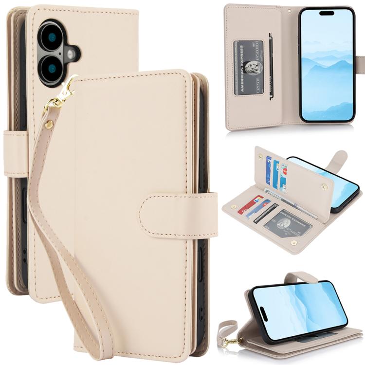 Multi-Card Wallet RFID Leather Phone Case, For iPhone 17e / 16e, For iPhone 17 Pro Max, For iPhone 17 Pro, For iPhone 17, For iPhone Air, For iPhone 16 Pro Max