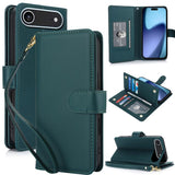 Multi-Card Wallet RFID Leather Phone Case, For iPhone 17e / 16e, For iPhone 17 Pro Max, For iPhone 17 Pro, For iPhone 17, For iPhone Air, For iPhone 16 Pro Max