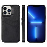 Litchi Leather Skin Card Slots Phone Case, For iPhone 13 Pro, For iPhone 13, For iPhone 12, For iPhone 12 Pro Max, For iPhone 12 Pro, For iPhone 11 Pro Max, For iPhone 11, For iPhone 11 Pro