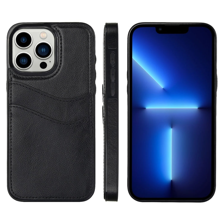 Litchi Leather Skin Card Slots Phone Case, For iPhone 13 Pro, For iPhone 13, For iPhone 12, For iPhone 12 Pro Max, For iPhone 12 Pro, For iPhone 11 Pro Max, For iPhone 11, For iPhone 11 Pro