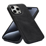 Litchi Leather Skin Card Slots Phone Case, For iPhone 13 Pro, For iPhone 13, For iPhone 12, For iPhone 12 Pro Max, For iPhone 12 Pro, For iPhone 11 Pro Max, For iPhone 11, For iPhone 11 Pro