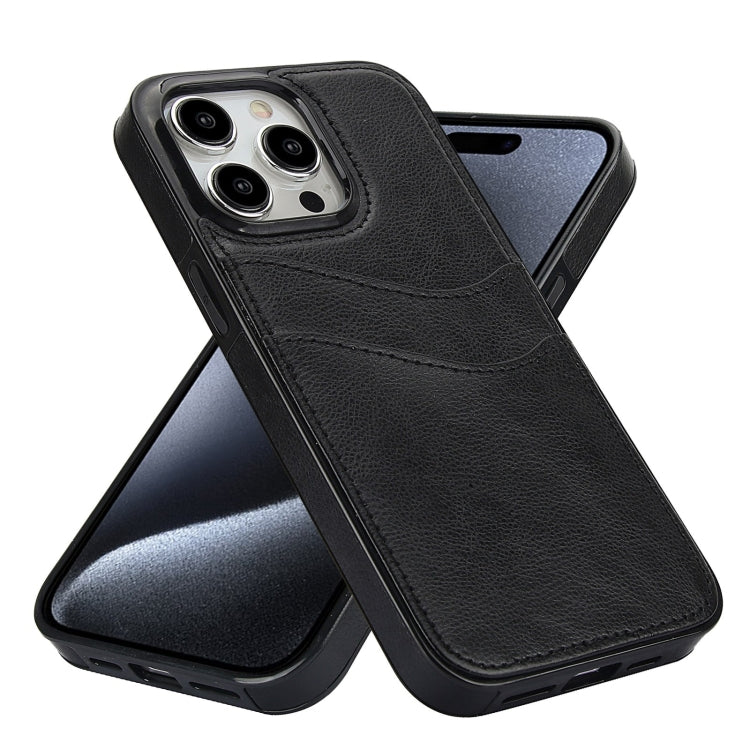 Litchi Leather Skin Card Slots Phone Case, For iPhone 13 Pro, For iPhone 13, For iPhone 12, For iPhone 12 Pro Max, For iPhone 12 Pro, For iPhone 11 Pro Max, For iPhone 11, For iPhone 11 Pro